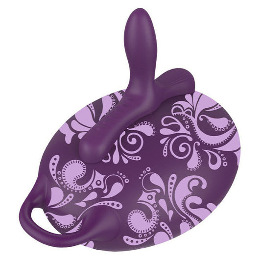 Bouncy Bliss Classic Sit-On Vibrator Purple