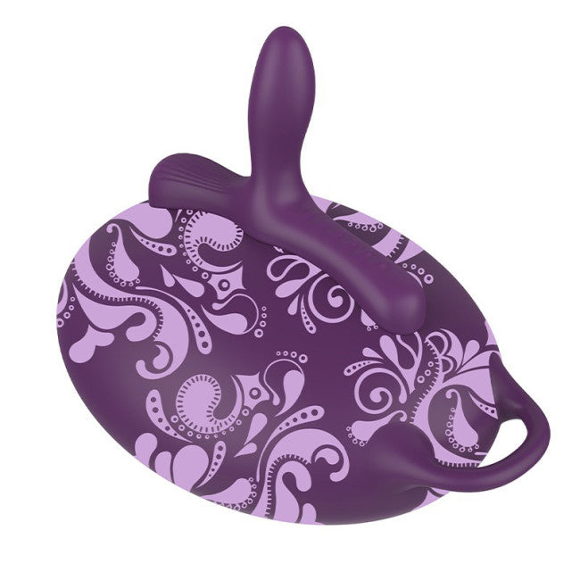 Bouncy Bliss Classic Sit-On Vibrator Purple