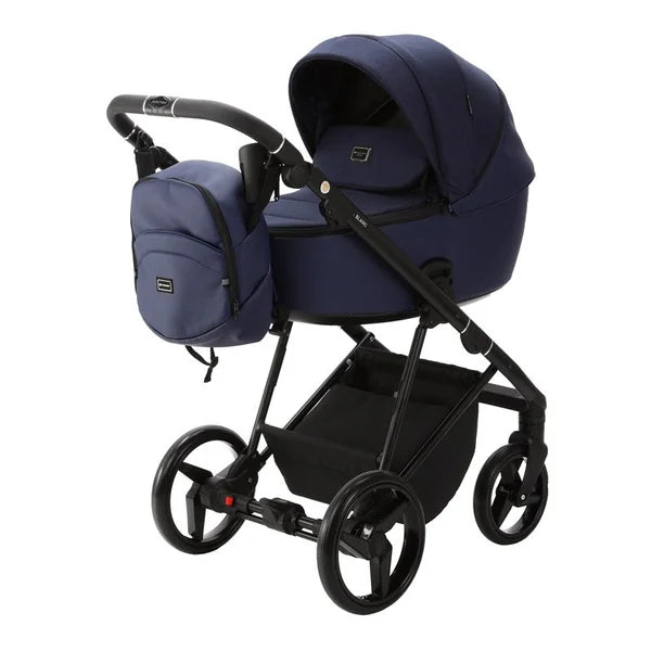 ADAMEX Combined stroller Blanc Standard Blue