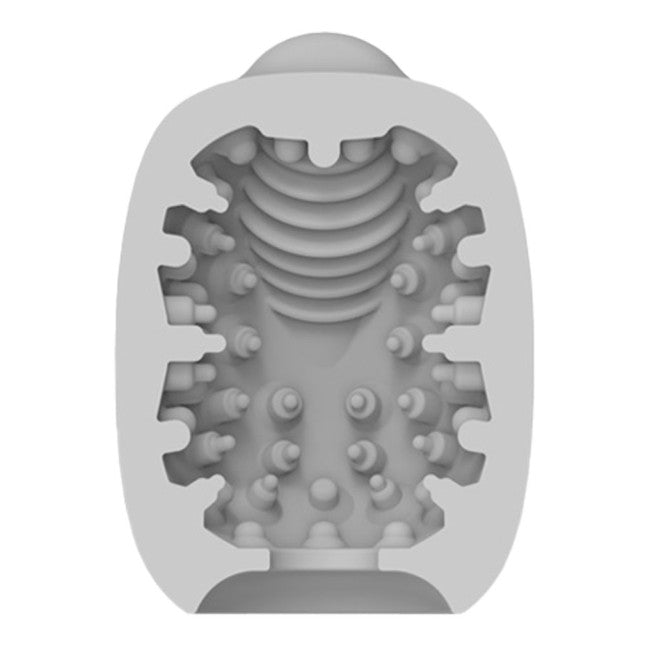 VibEggs Naughty Nubs Vibrating Masturbation Sleeve White