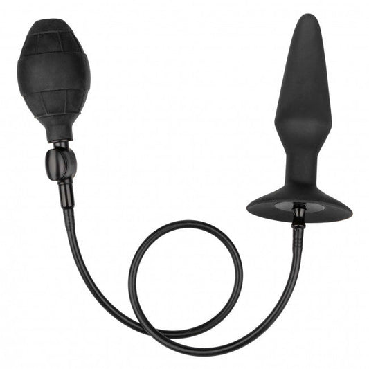 CalExotics Large Silicone Inflatable Plug Black