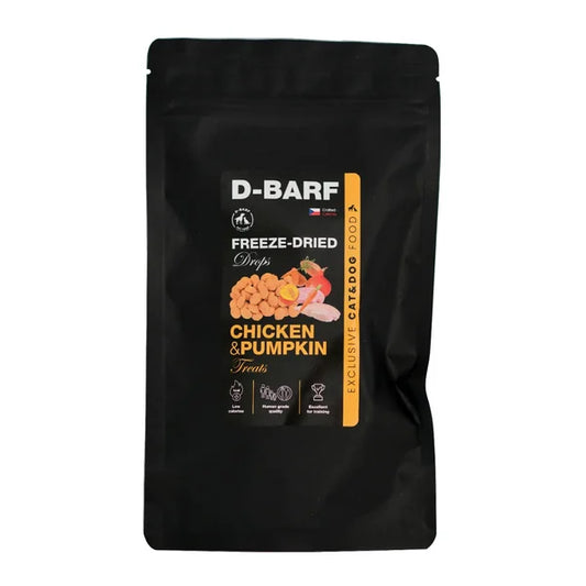 D-Barf Lyo Drops chicken & pumpkin treat for dogs 3 x 20 g