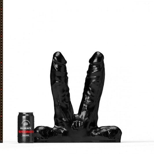 All Black Steroid Teamwork Dildo