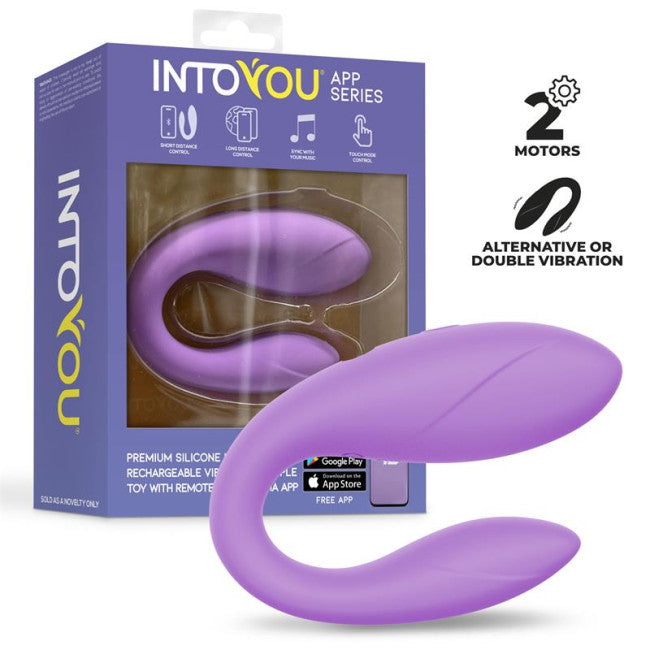 InToYou App Series Couple Toy with App Premium Silicone Lavender