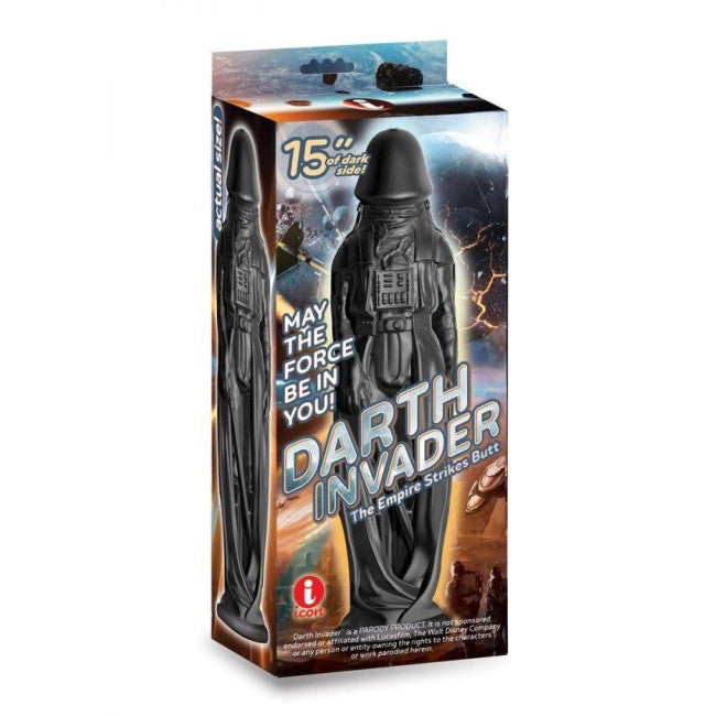 Icon Brands Darth Invader Dildo 35cm Black