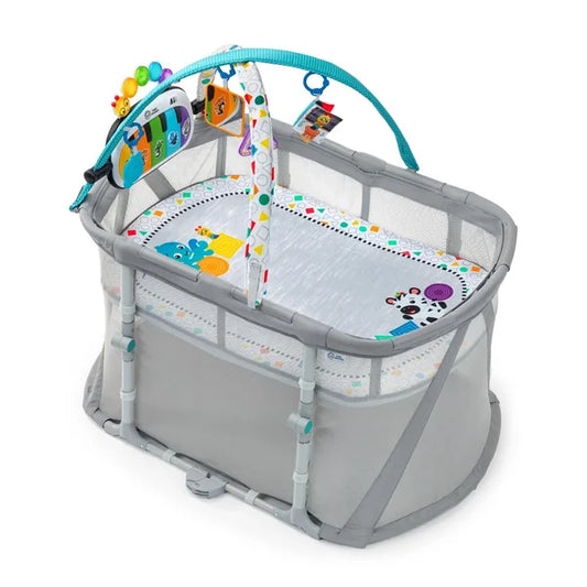 Baby Einstein Crib with Playpen and Piano 3in1 Kick & Snooze™ 0m+