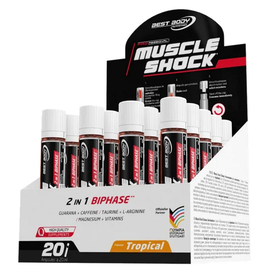 Best Body Professional Muscle shock 2in1, 20 x 20ml - tropical