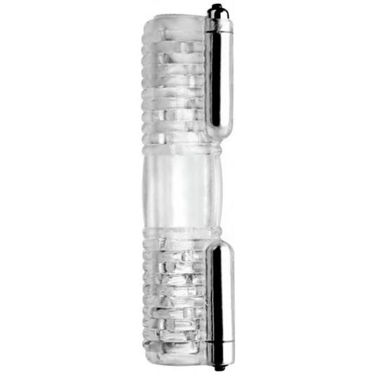 Tom of Finland Vibrating double-sided masturbator Head to Head 26.5 cm