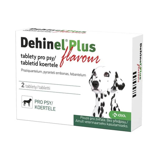 Dehinel Plus Flavor Tablets for dogs 2 tablets