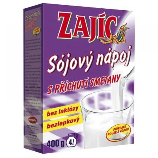 Zajic Soy drink with cream flavor box 400 g