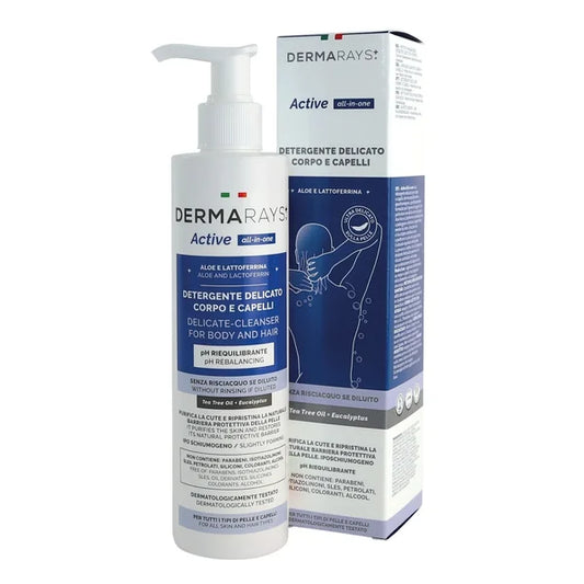 DERMARAYS Active all-in-one body and hair cleanser 250 ml