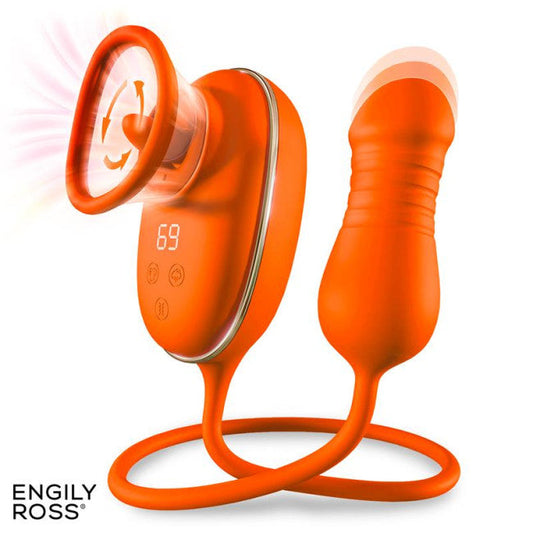 Engily Ross Lizer Pro Vacuum Pump Licking Tongue Stimulator & Thrusting Egg