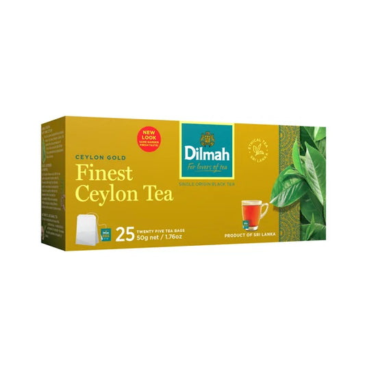 Dilmah Black tea Ceylon Gold infusion bags 25 teabags x 2 g