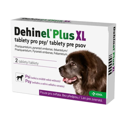 Dehinel Plus XL Tablets for dogs 2 tablets