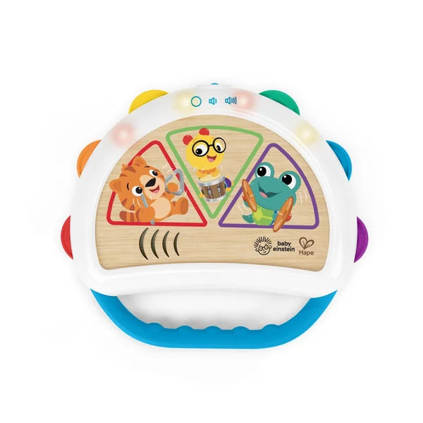 Baby Einstein Musical Tambourine Toy Tap & Shake™ Magic Touch™ HAPE 6m+