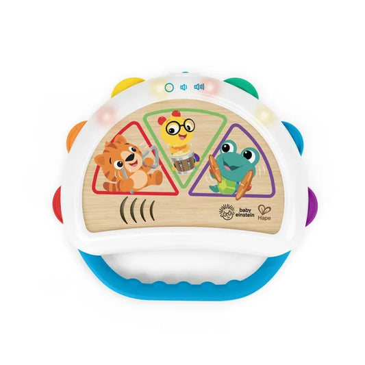 Baby Einstein Musical Tambourine Toy Tap & Shake™ Magic Touch™ HAPE 6m+