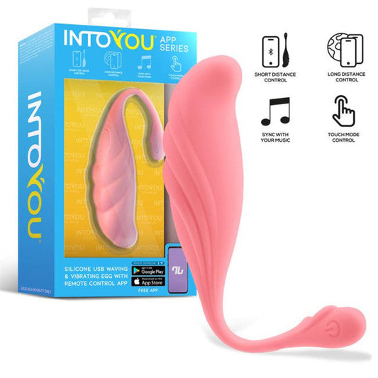 InToYou App Series Vibrating & Swinging Egg with App Pink