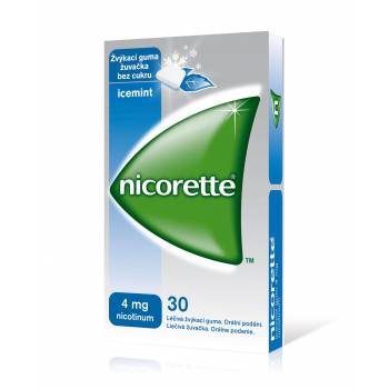 Nicorette Icemint Gum 4 mg chewing gum 30
