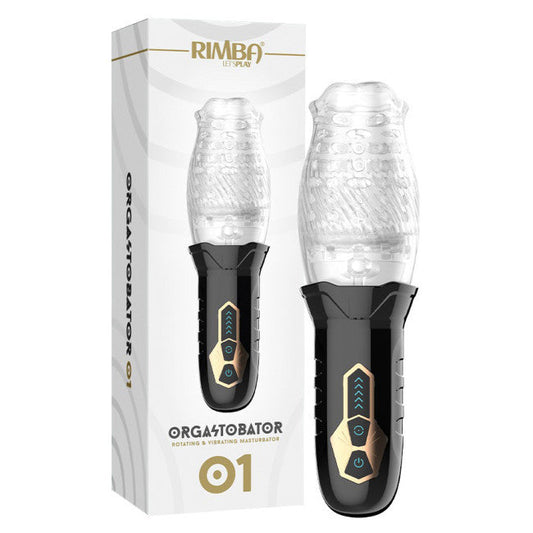 Rimba Toys Orgastobator 01 Male Masturbator Black & Transparent