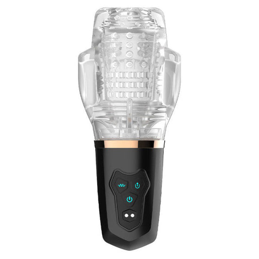 Rimba Toys Orgastobator 03 Male Masturbator Black & Transparent