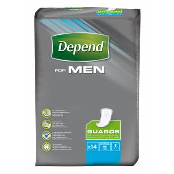 Depend For Men 2 incontinence pads 14 pcs