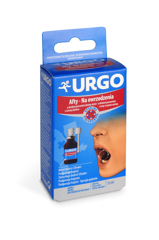 Urgo Aphta and minor cavity injuries oral spray 15 ml