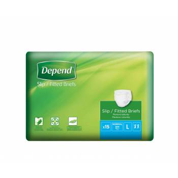 Depend Slip Normal L incontinence diaper 15 p