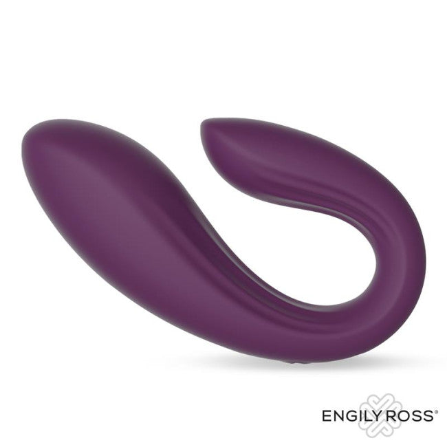 Engily Ross Divel Couples Toy with Remote Purple
