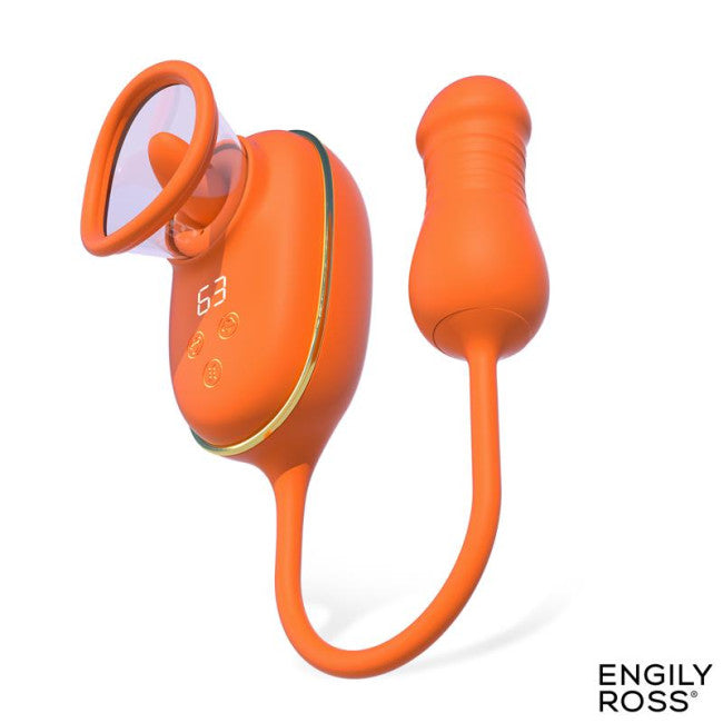 Engily Ross Lizer Pro Vacuum Pump Licking Tongue Stimulator & Thrusting Egg