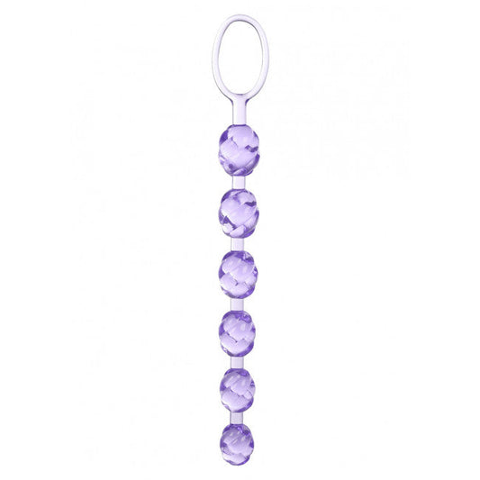 CalExotics Swirl Pleasure Beads Purple