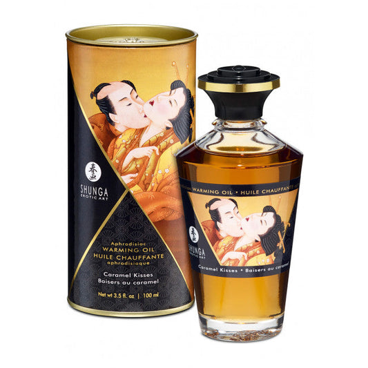 Shunga Aphrodisiac Warming Oil Caramel Kisses 100ml