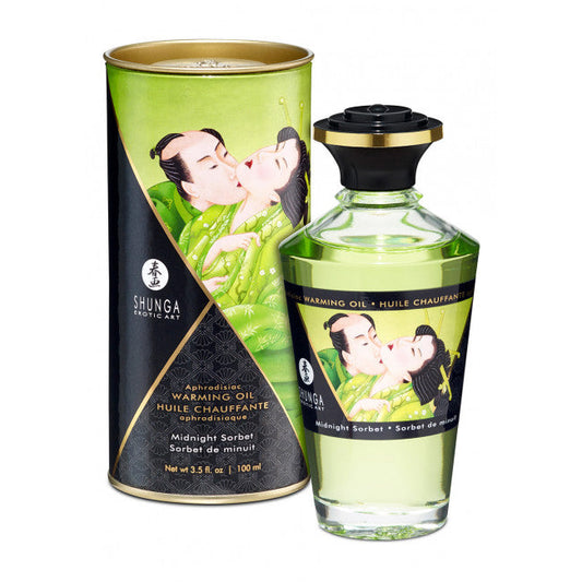 Shunga Aphrodisiac Warming Oil Midnight Sorbet 100ml