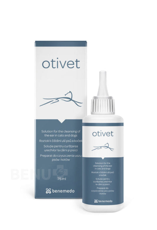 Otivet Ear Wash cleaning solution for pets 75 ml