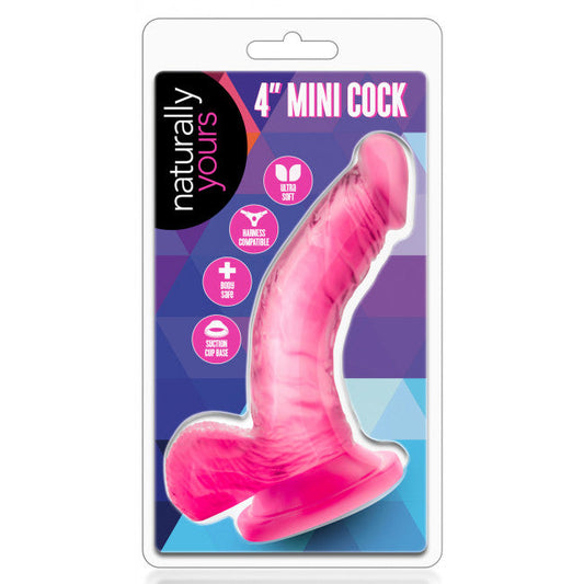 Blush Naturally Yours 4 Inch Mini Cock Pink