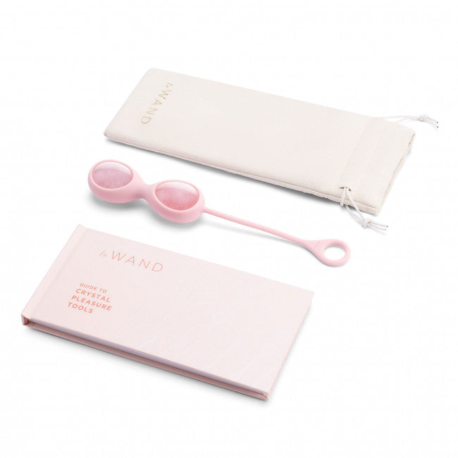 Le Wand Crystal Yoni Eggs Pink
