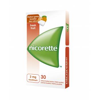 Nicorette FreshFruit Gum 2 mg chewing gum 30