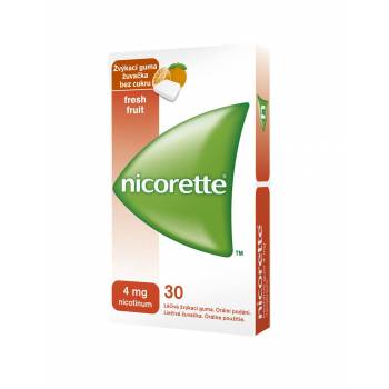 Nicorette FreshFruit Gum 4 mg chewing gum 30