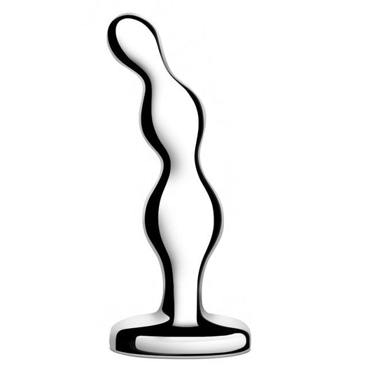 b-Vibe Stainless Steel Anal Beads Silver