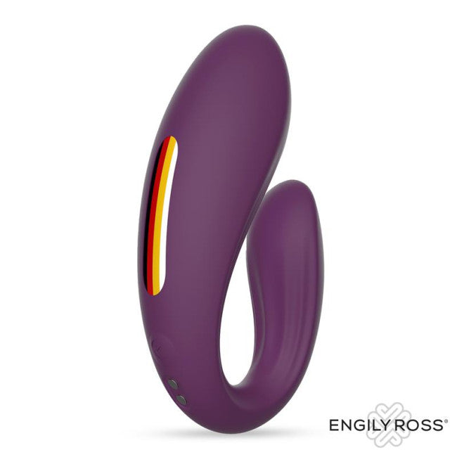 Engily Ross Divel Couples Toy with Remote Purple
