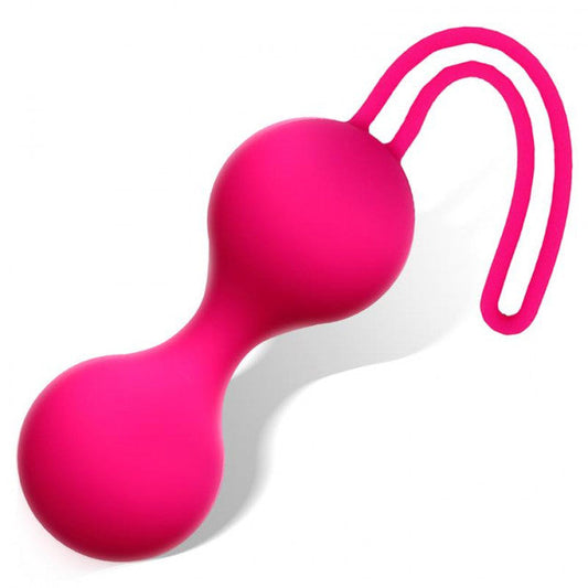 LateToBed Fitty 2 Dumbell Kegel Balls Fuchsia 52g