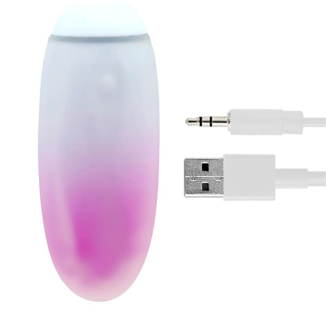 InToYou App Series Vibrating Egg with App Double Layer Silicone Purple-Blue