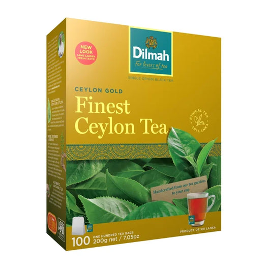 Dilmah Black tea Ceylon Gold infusion bags 100 teabags x 2 g