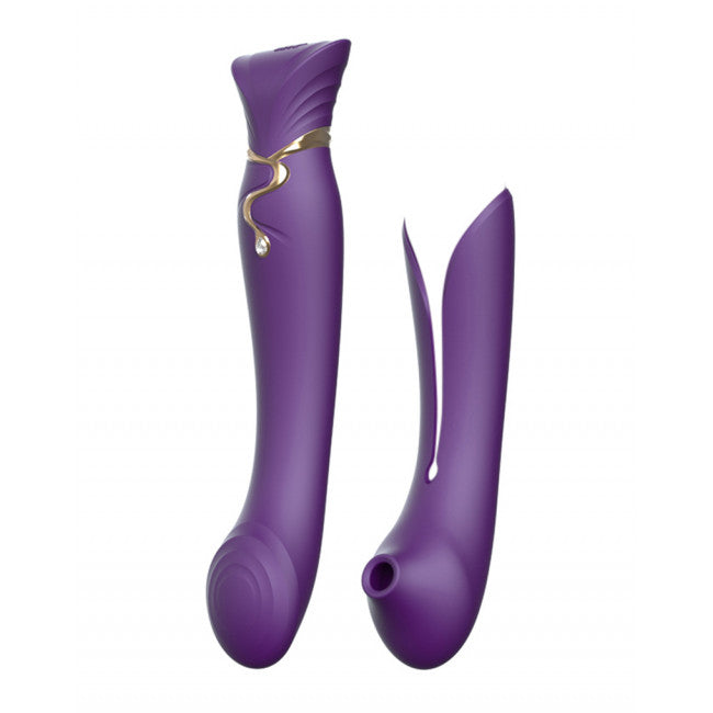 Zalo Queen Pulsewave Vibrator Twilight Purple