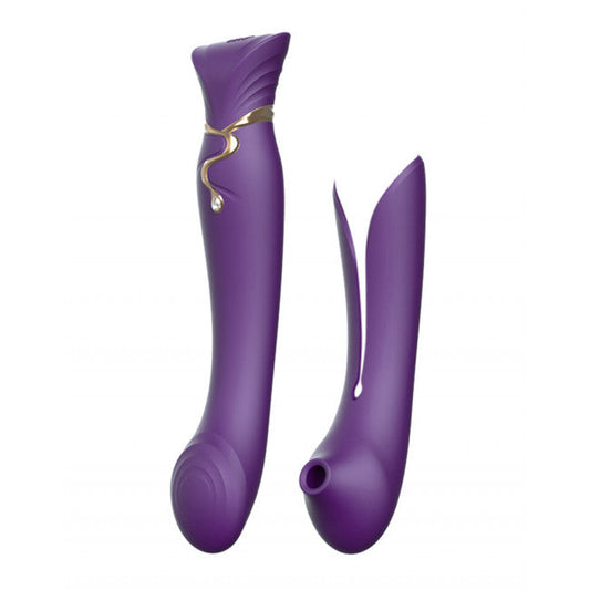 Zalo Queen Pulsewave Vibrator Twilight Purple