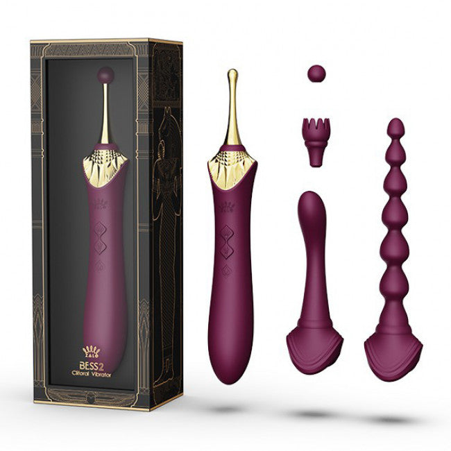 Zalo Bess 2 Heating Clitoral Vibrator Velvet Purple