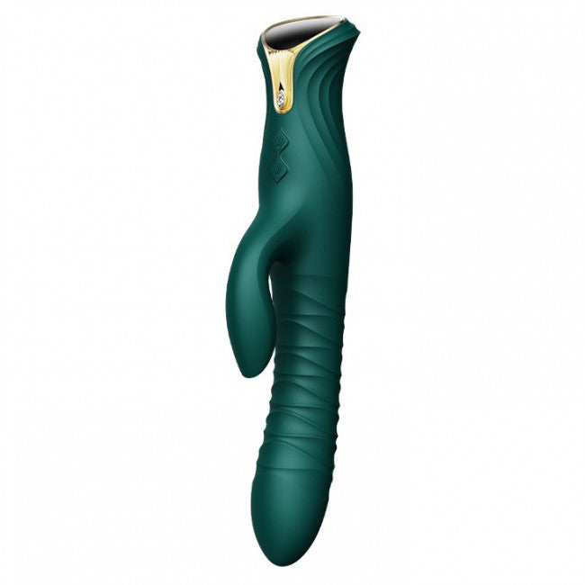 Zalo Mose Thrusting Rabbit Vibrator Green