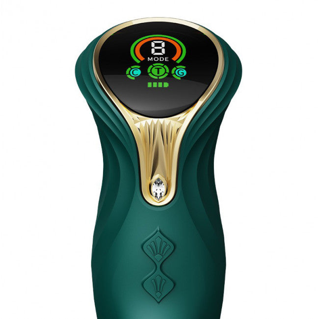 Zalo Mose Thrusting Rabbit Vibrator Green