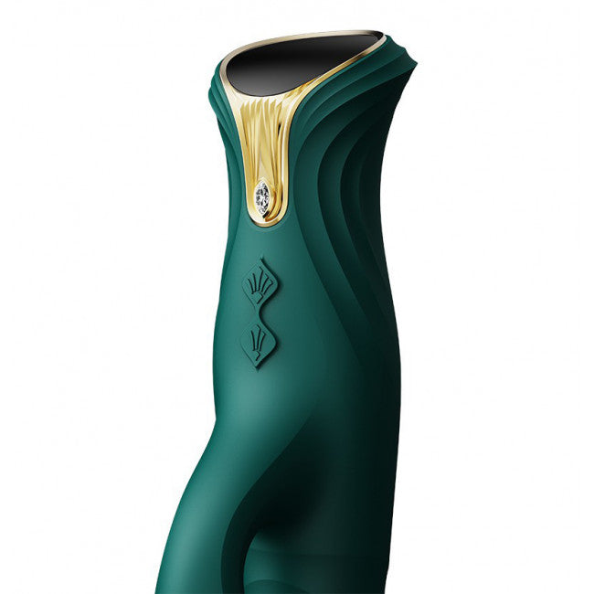 Zalo Mose Thrusting Rabbit Vibrator Green