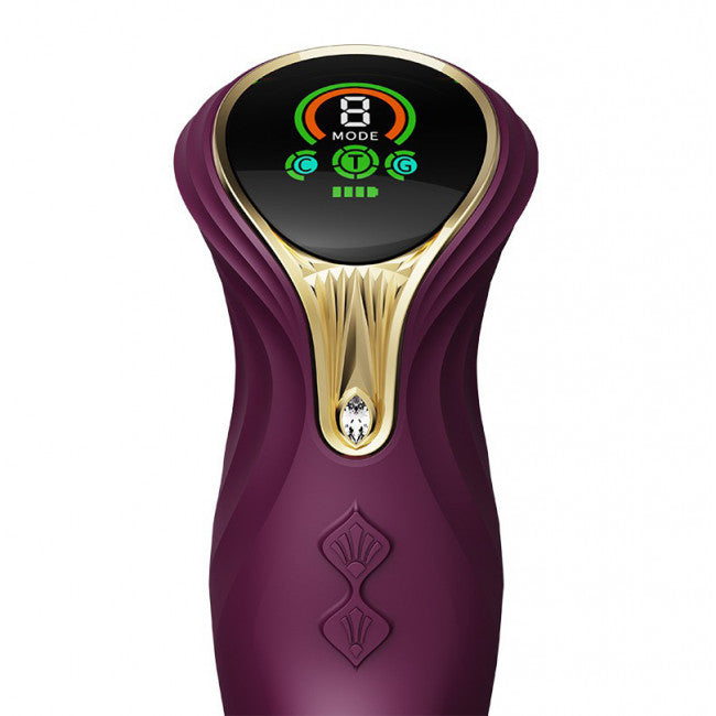 Zalo Mose Thrusting Rabbit Vibrator Purple