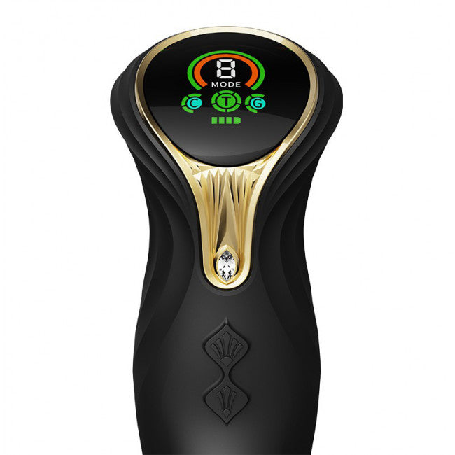Zalo Mose Thrusting Rabbit Vibrator Black